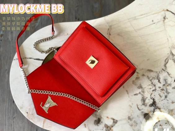 Official oldcobbler CHAIN VUITTON MYLOCKME BAG LOUIS 0713